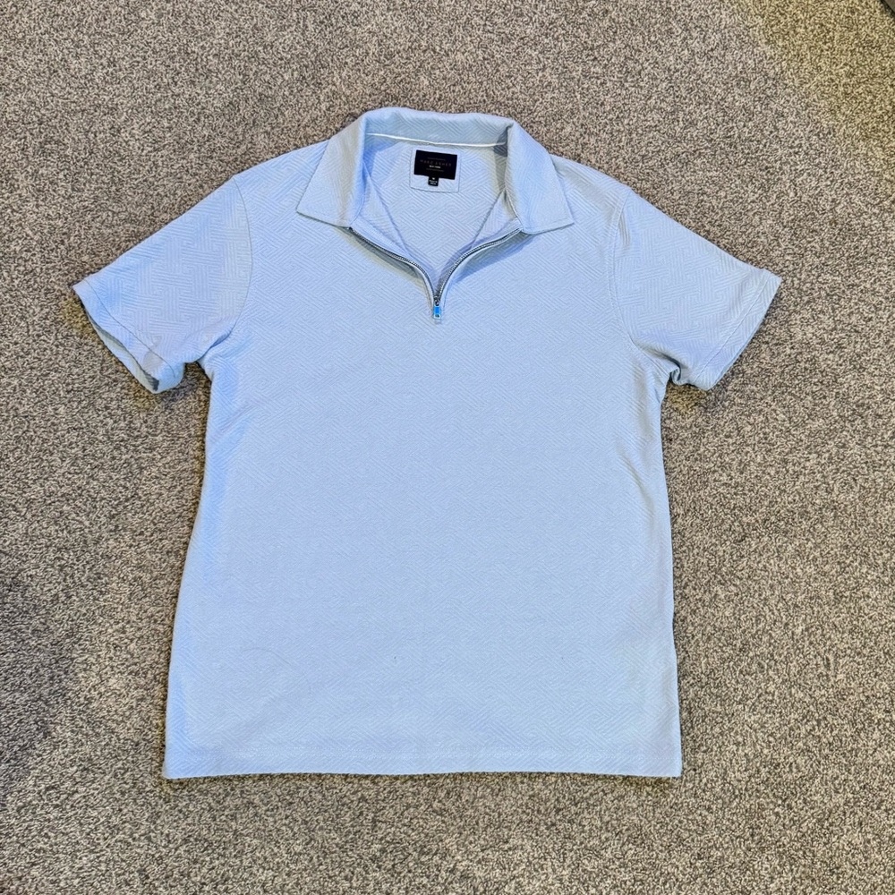 Light Blue Men's ‘Marc Asher’ Polo Shirt